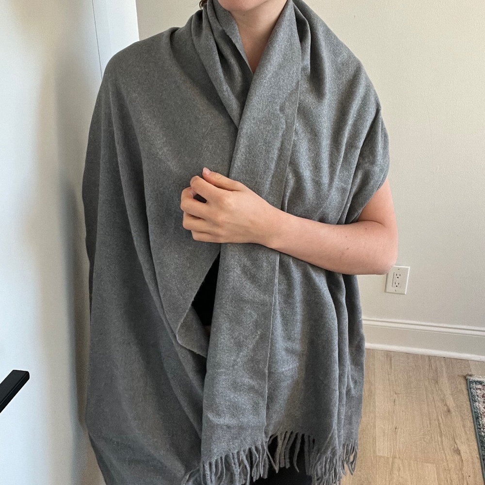 SCARF SHALL WINTER  GREY